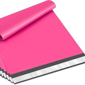 19x24" Extra Large Poly Mailers Hot Pink 50 Pack Shipping Bags